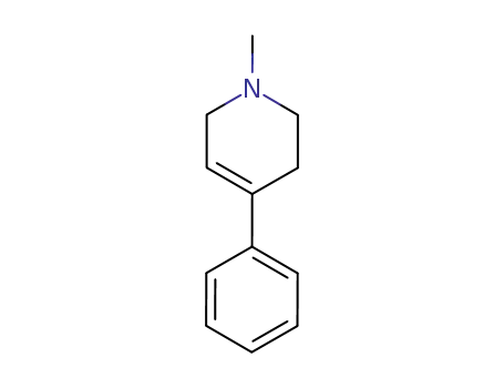 Molecular Structure of 28289-54-5 (1-METHYL-4-PHENYL-1,2,3,6-TETRAHYDROXPYRIDINE)