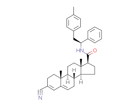 N-[(1S)-2-(4-methylphenyl)-1-phenylethyl]-3-cyanoandrosta-3,5-diene-17β-carboxamide