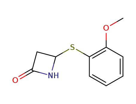 4-(2-methoxy-phenylsulfanyl)-azetidin-2-one