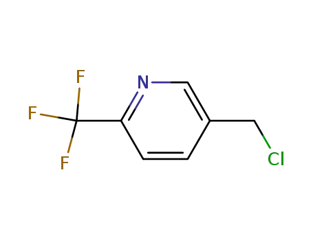 Molecular Structure of 386715-33-9 (Pyridine, 5-(chloromethyl)-2-(trifluoromethyl)- (9CI))