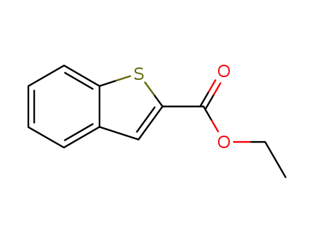 Molecular Structure of 17890-55-0 (ETHYL BENZO[B]THIOPHENE-2-CARBOXYLATE)