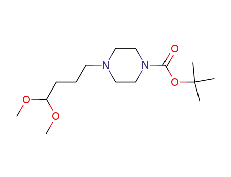 4-(4-tert-Butyloxycarbonyl)piperazin-1-yl Butanal Dimethyl Acetal