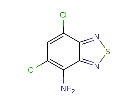 Molecular Structure of 16407-86-6 (4-Amino-5,7-dichloro-2,1,3-benzothiadiazole)