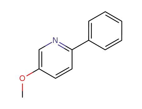 Molecular Structure of 53698-54-7 (5-Methoxy-2-phenylpyridine)