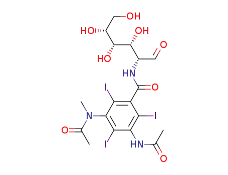 Molecular Structure of 31112-62-6 (Metrizamide)