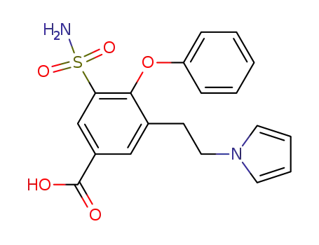 3-Sulphamoyl-4-phenoxy-5-[β-(1-pyrrolyl)-ethyl]-benzoic acid