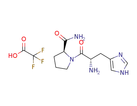 trifluoroacetate salt of L-histidyl-L-prolinamide