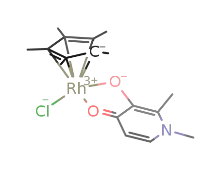 Rh(C5(CH3)5)Cl(C5H2NO2(CH3)2)