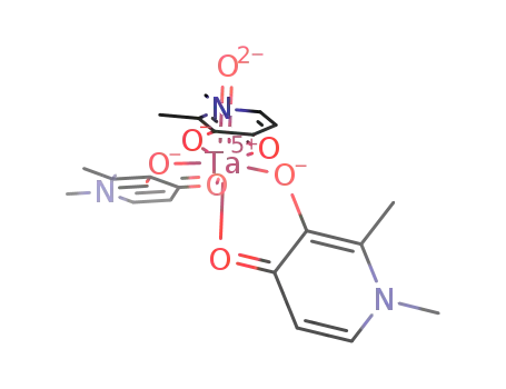 tris(1,2-dimethyl-3-hydroxy-4(1H)-pyridone)oxotantalum