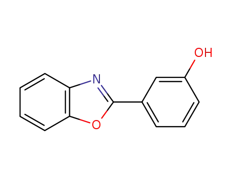 Molecular Structure of 3164-06-5 (3-(Benzo[d]oxazol-2-yl)phenol)