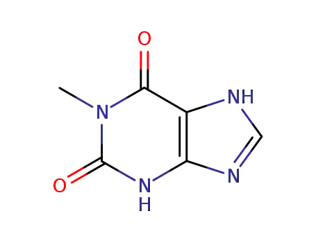 Molecular Structure of 6136-37-4 (1-Methylxanthine)