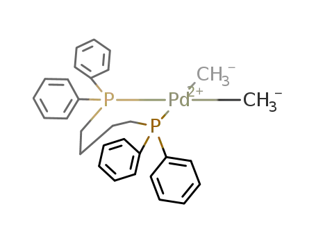 cis-dimethylbis(PPh2C4H8PPh2)palladium(II)