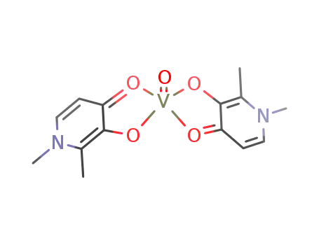 bis(1,4-dihydro-1,2-dimethyl-4-oxo-3-pyridinolato)oxovanadium (IV)