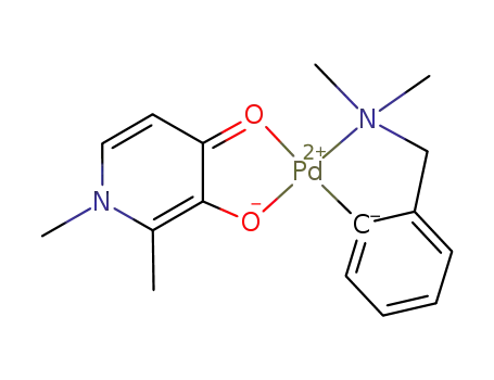 [Pd(CH3NCHCHCOCOC(CH3))((CH3)2NCH2C6H4)]