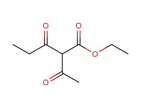 Molecular Structure of 17448-81-6 (Pentanoic acid, 2-acetyl-3-oxo-, ethyl ester)