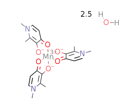 Mn(1,2-dimethyl-3-hydroxy-4-pyridinone(1-))3*2.5H2O
