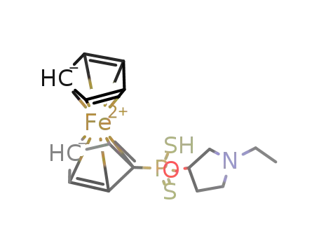 (O-1-ethyl-3-pyrrolidinium)ferrocenyldithiophosphonate