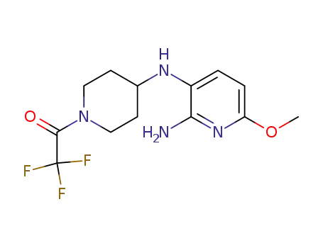 1-(4-(2-amino-6-methoxypyridin-3-ylamino)piperidin-1-yl)-2,2,2-trifluoroethanone