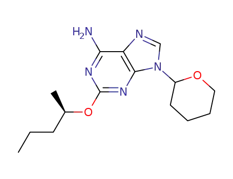 6-amino-2-[(1R)-1-methylbutoxy]-9-(tetrahydro-2H-pyran-2-yl)-9H-purin