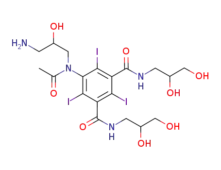 5-[Acetyl-(3-amino-2-hydroxy-propyl)-amino]-N,N'-bis-(2,3-dihydroxy-propyl)-2,4,6-triiodo-isophthalamide