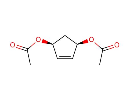 Molecular Structure of 54664-61-8 (CIS-3,5-DIACETOXY-1-CYCLOPENTENE)
