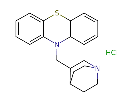 10-(1-azabicyclo[2.2.2]oct-3-yl-methyl)-10H-pheno-thiazine hydrochloride