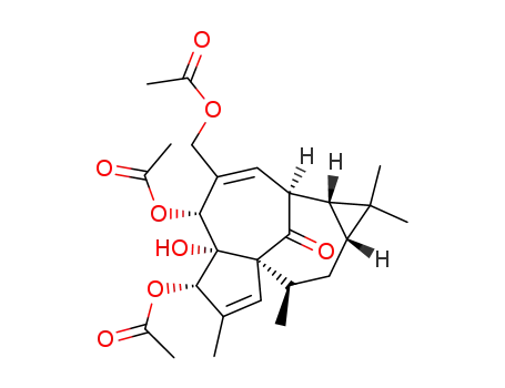 Molecular Structure of 30220-45-2 (Ingenol triacetate)