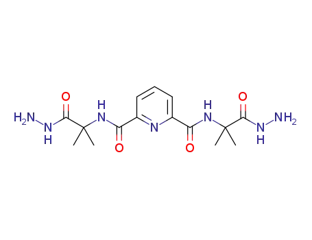 N2,N6-bis(1-hydrazinyl-2-methyl-1-oxopropan-2-yl)pyridine-2,6-dicarboxamide