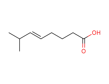 Molecular Structure of 61229-06-9 ((5E)-7-methyloct-5-enoic acid)