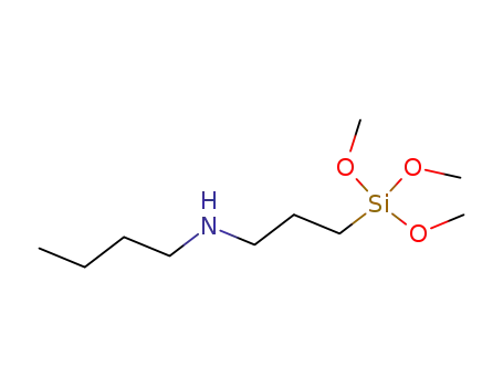 Molecular Structure of 31024-56-3 (N-(3-(Trimethoxysilyl)propyl)butylamine)