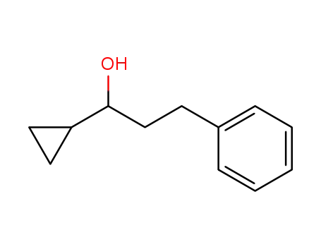 Molecular Structure of 52121-67-2 (Benzenepropanol, a-cyclopropyl-)
