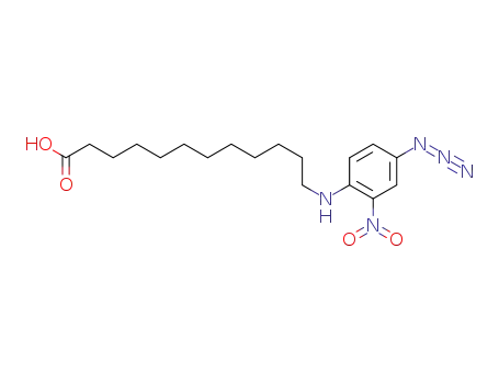 Molecular Structure of 58775-40-9 (Dodecanoic acid, 12-[(4-azido-2-nitrophenyl)amino]-)