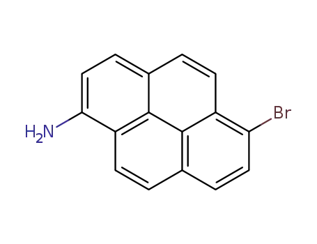 Molecular Structure of 42882-08-6 (6-BROMO-1-AMINOPYRENE)