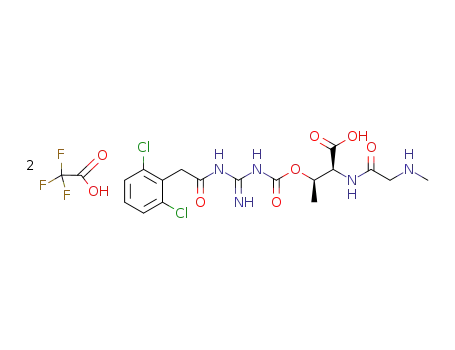 sarcosine-(2S,3R)-threonine(guanfacine) carbamate di-trifluoroacetate
