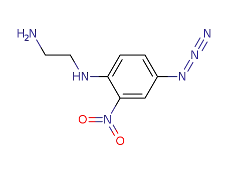 Molecular Structure of 64309-07-5 (N-(4-azido-2-nitrophenyl)-1,2-diaminoethane)