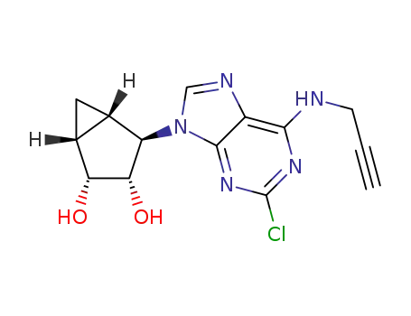 (1R,2R,3S,4R,5S)-4-(2-chloro-6-(prop-2-ynylamino)-9H-purin-9-yl)bicyclo[3.1.0]hexane-2,3-diol