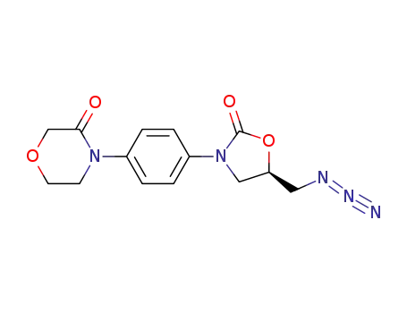 4-{4-[(5R)-5-(azidomethyl)-2-oxo-1,3-oxazolidin-3-yl]phenyl}-morpholin-3-one