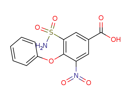 3-nitro-4-phenoxy-5-sulfamoylbenzoic acid