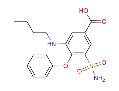 Molecular Structure of 28395-03-1 (Bumetanide)