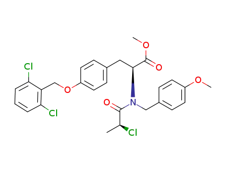 N-[(S)-2-chloropropionyl]-N-p-methoxybenzyl-L-Tyr(2,6-dichlorobenzyl)-OMe