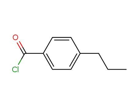 Molecular Structure of 52710-27-7 (4-N-PROPYLBENZOYL CHLORIDE)