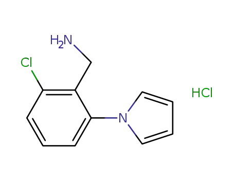 2-(1H-pyrrol-1-yl)benzenemethanamine hydrochloride salt