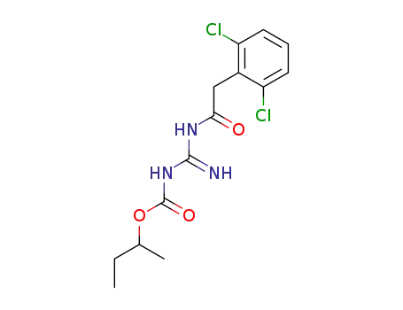 2-{N'-[2-(2,6-dichloro-phenyl)-acetyl]-guanidinocarbonyloxy}butane