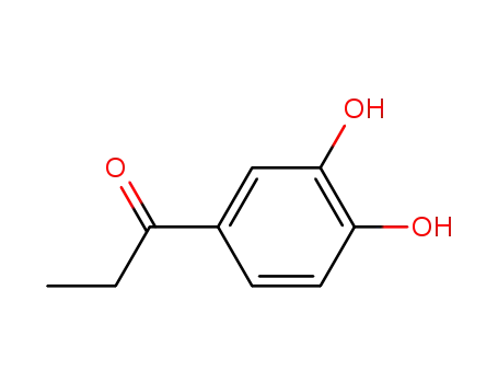 Molecular Structure of 7451-98-1 (3',4'-DIHYDROXYPROPIOPHENONE)