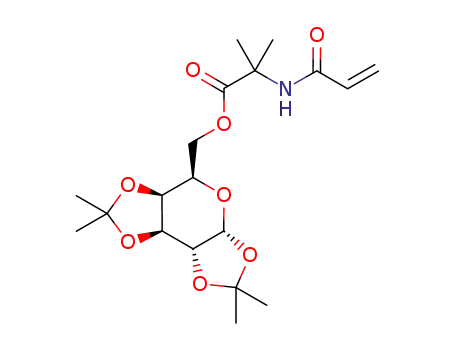 6-O-(2'-acrylamido-2'-methylpropanoate)-1,2:3,4-di-O-isopropylidene-D-galactopyranose