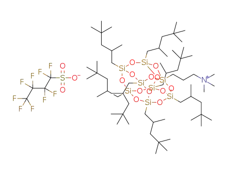 trimethylpropylammonium tepta(isooctyl)octasilsesquioxane nonafluoro-1-butanesulfonate