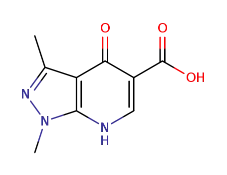 4,7-dihydro-1,3-dimethyl-4-oxo-1H-pyrazolo[3,4-b]pyridine-5-carboxylic acid