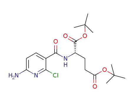 N-(6-amino-2-chloronicotinoyl)-L-glutamic acid di-tert-butyl ester