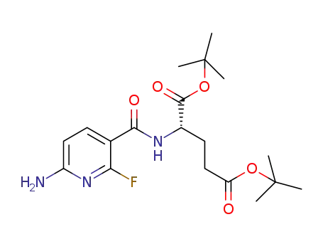 N-(6-amino-2-fluoronicotinoyl)-L-glutamic acid di-tert-butyl ester