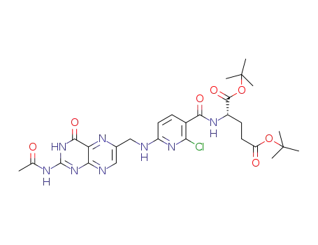 N2-acetyl-3′-aza-2′-chlorofolic acid di-tert-butylester